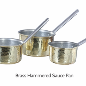 Brass Hammered Sauce Pan